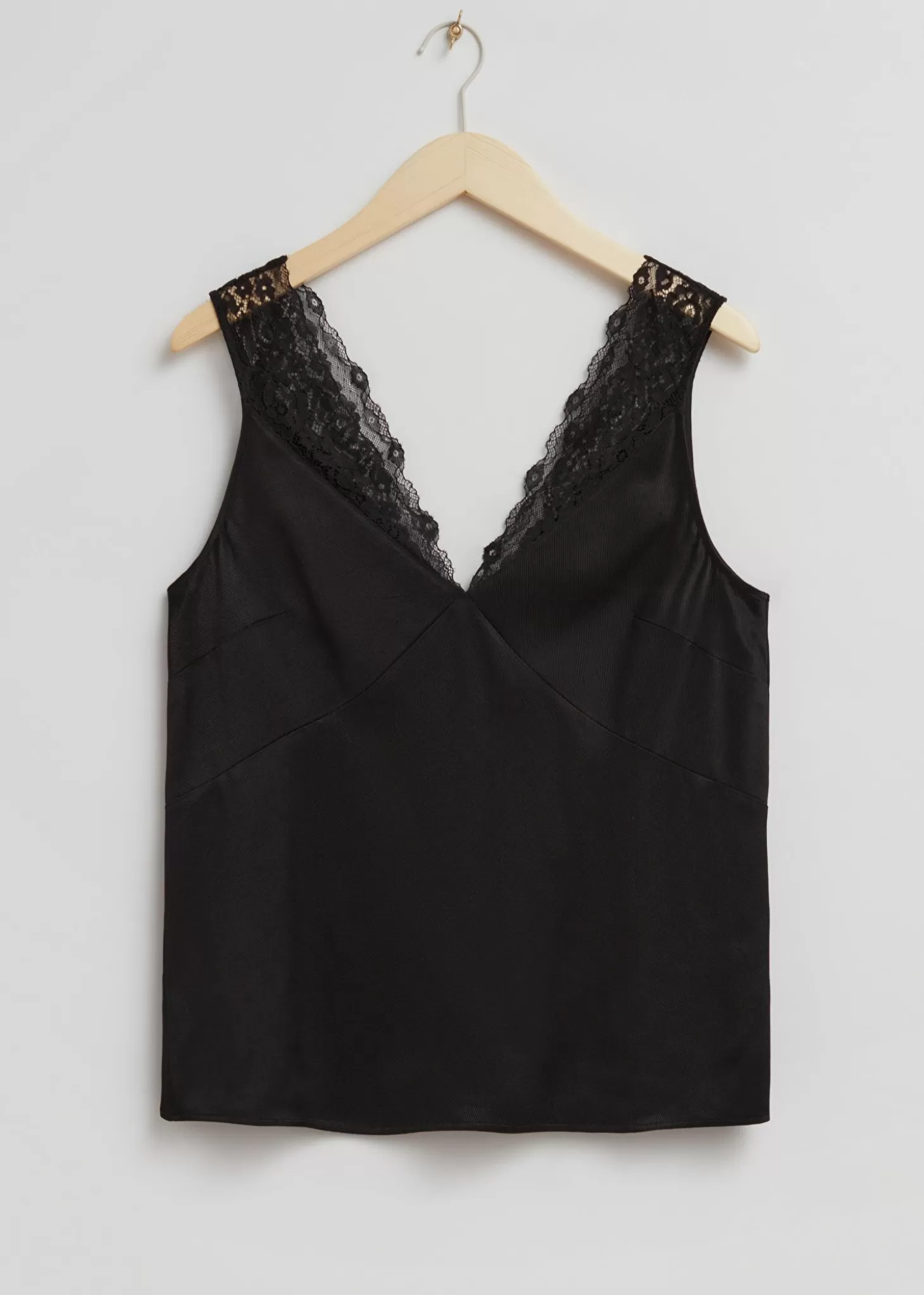 Shop & Other Stories Afslappet Blonde Detalje Top Sort