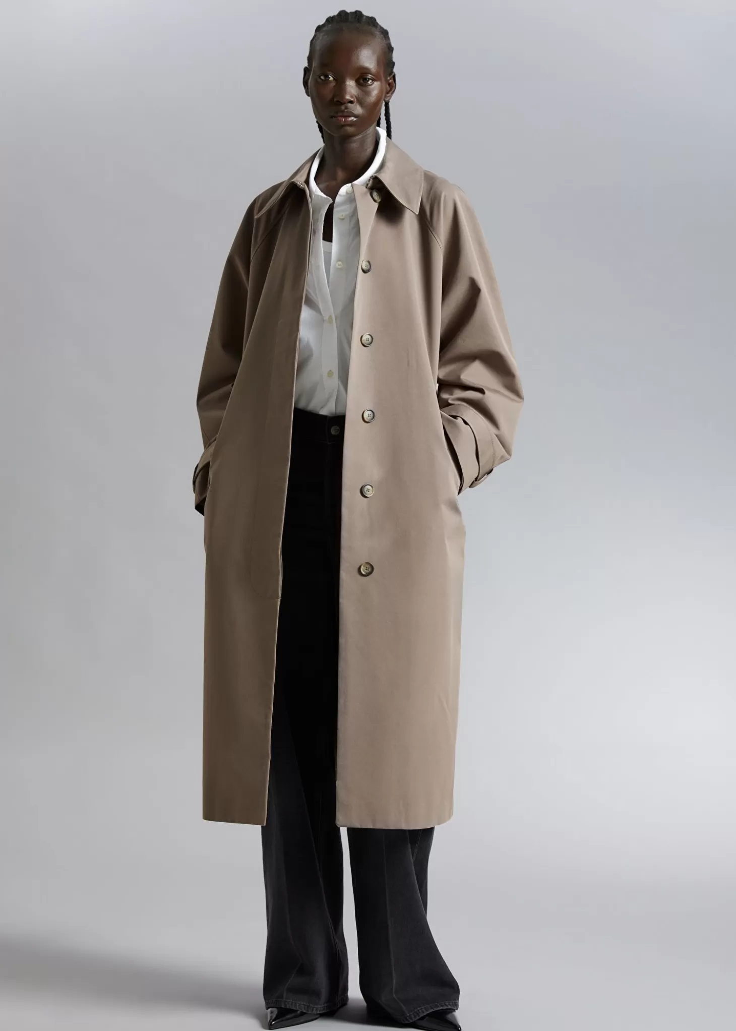 Shop & Other Stories Afslappet Trenchcoat Muldvarp