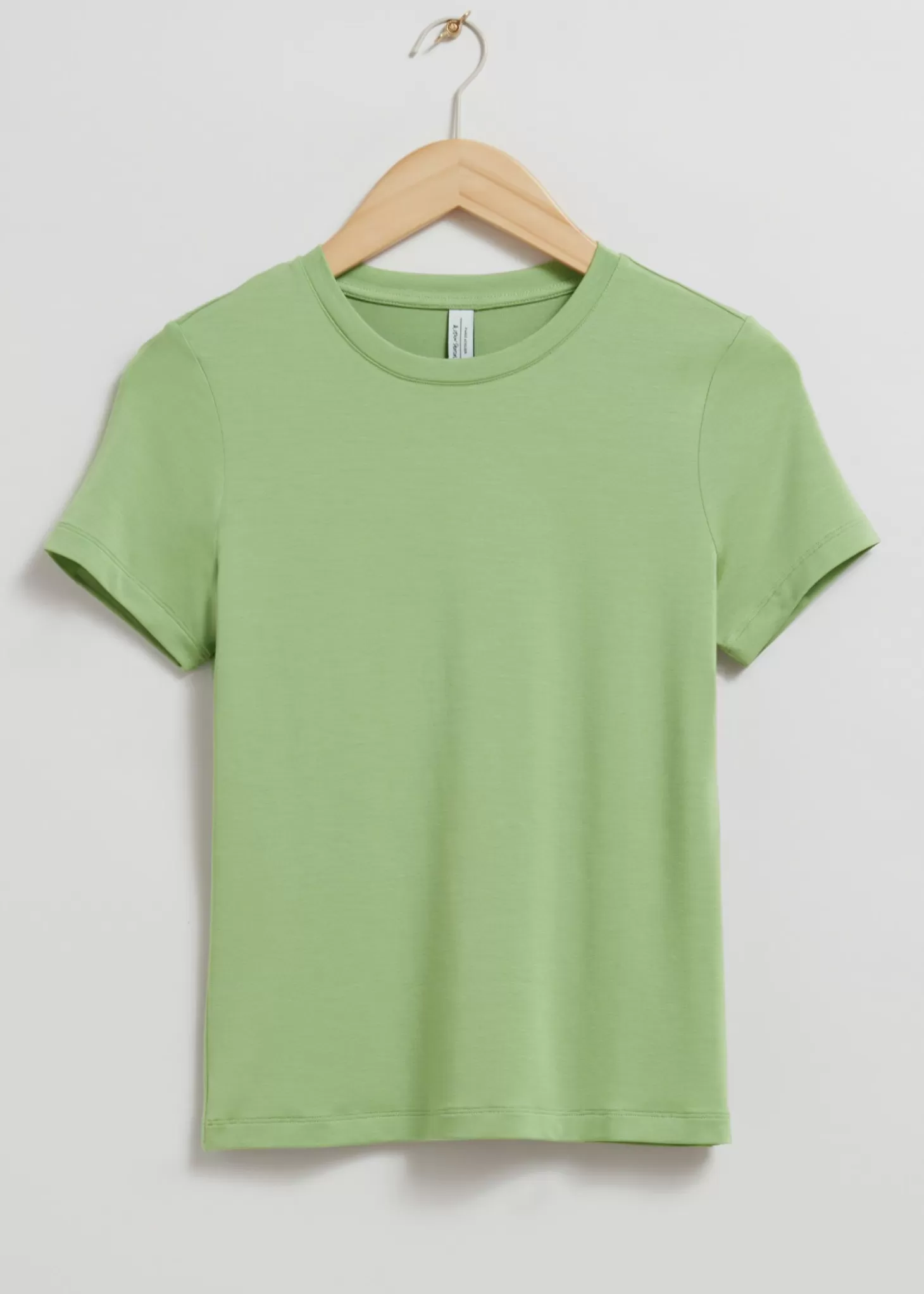 Fashion & Other Stories Basic T-Shirt Lime Gron