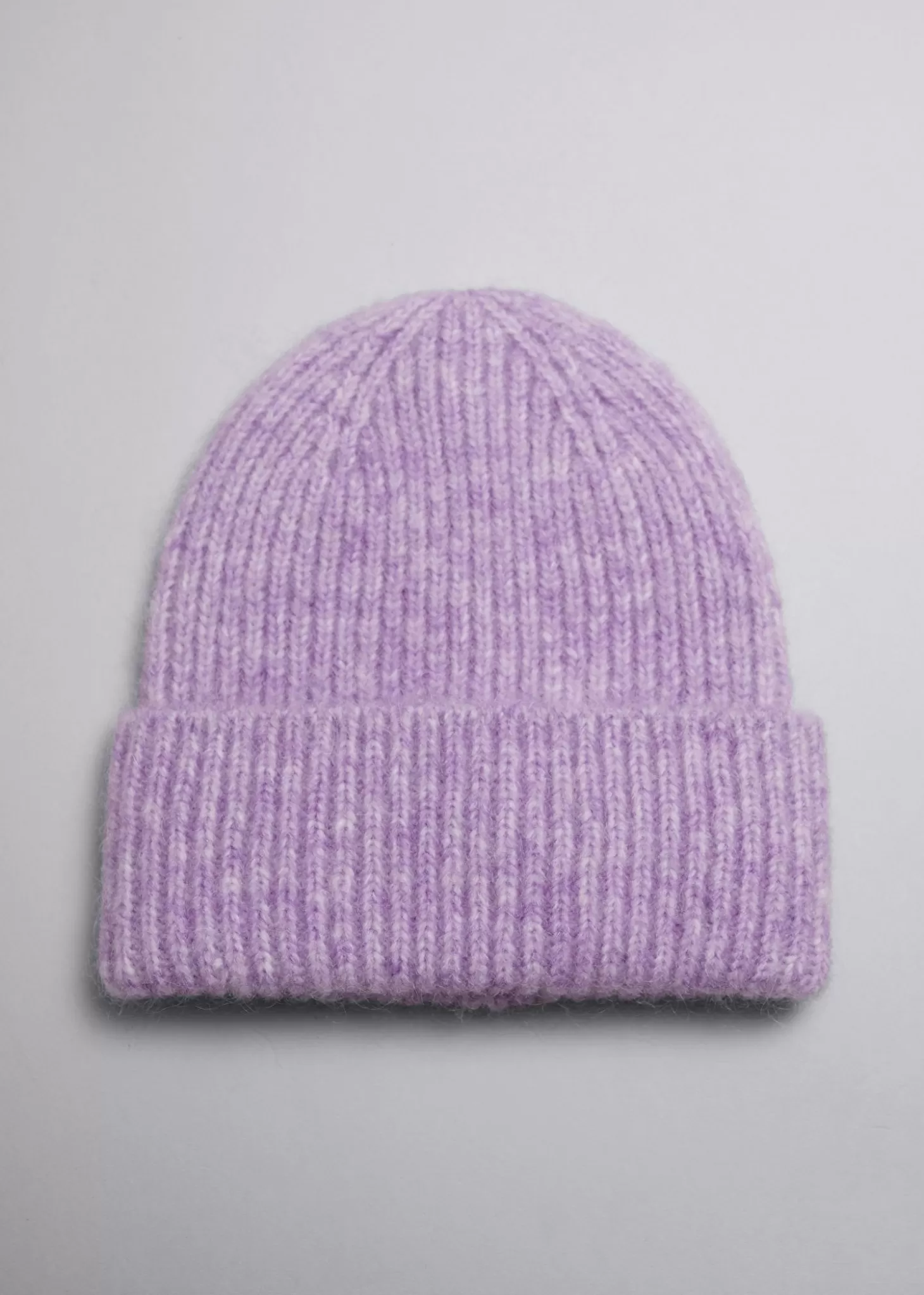 Discount & Other Stories Beanie Af Uldblanding Lilla