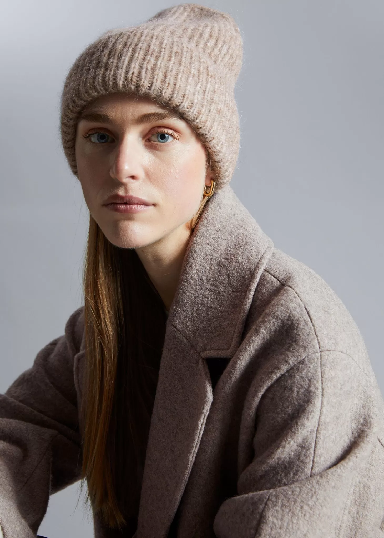 Flash Sale & Other Stories Beanie Af Uldblanding Beige