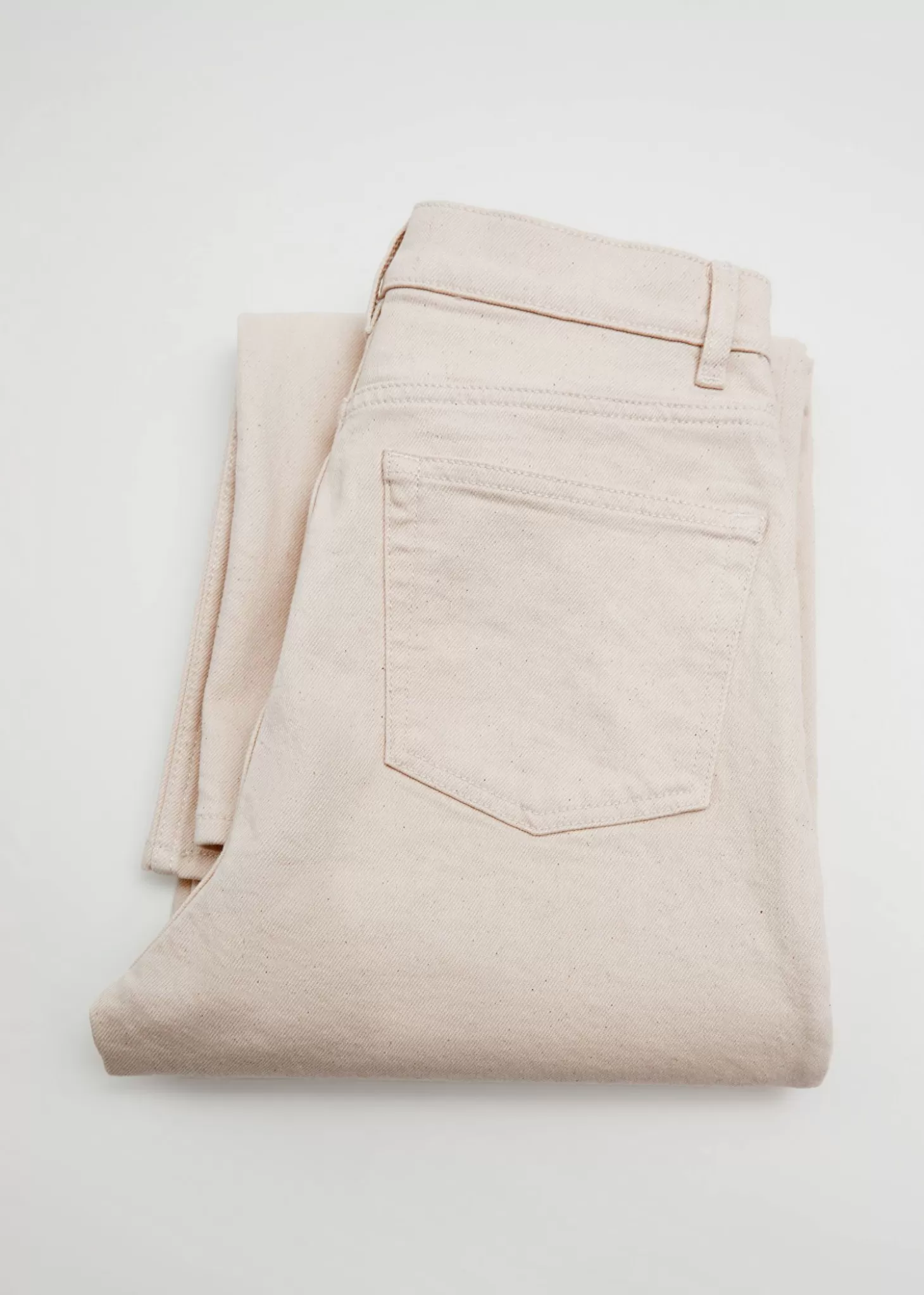 Best & Other Stories Brede Croppede Jeans Lys Beige