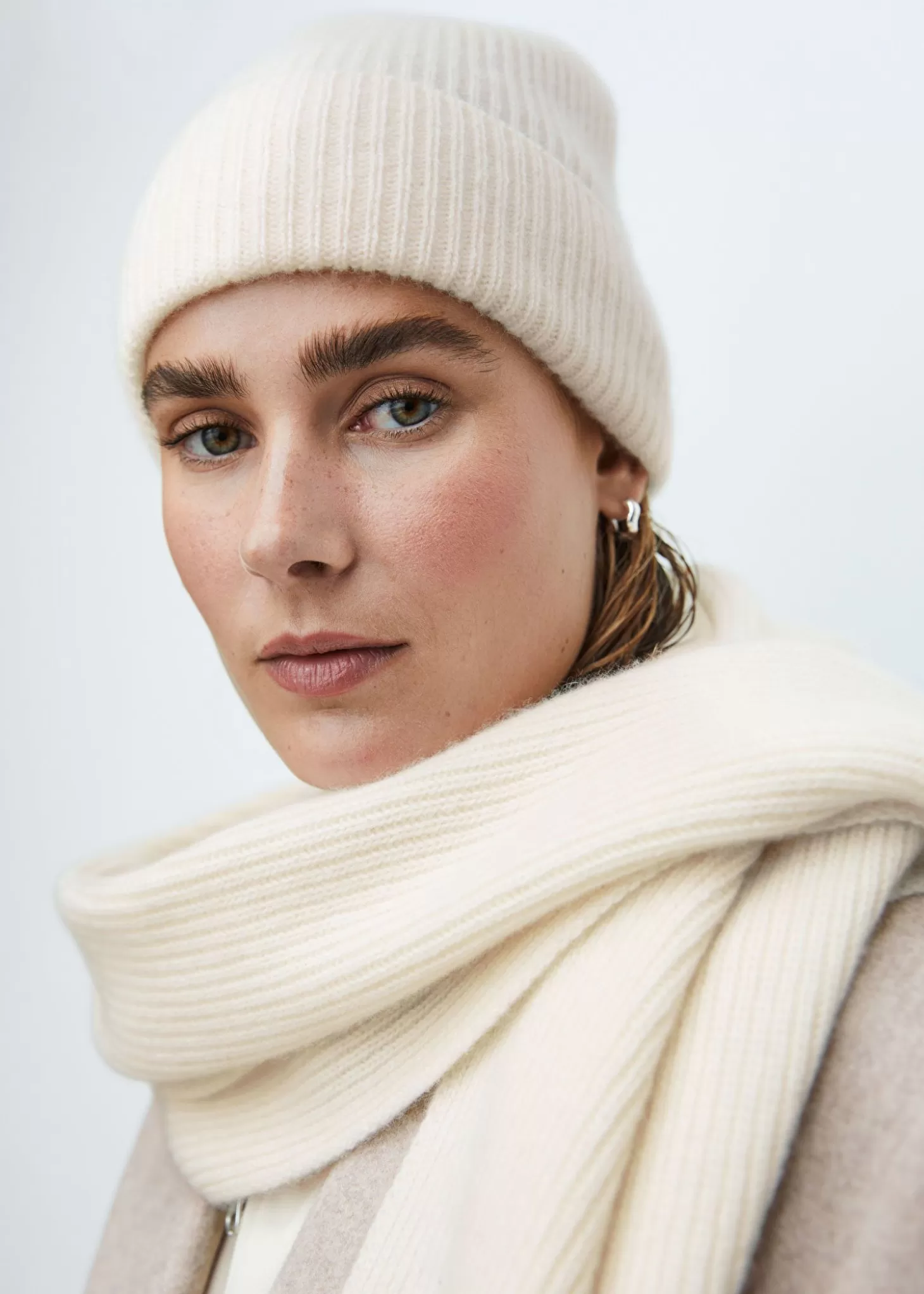 Flash Sale & Other Stories Cashmere Strik Torklaede Flode