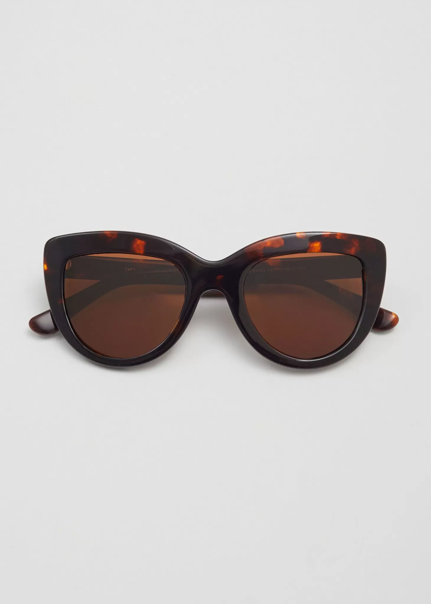 Cheap & Other Stories Cat-Eye Acetate Solbriller Brun