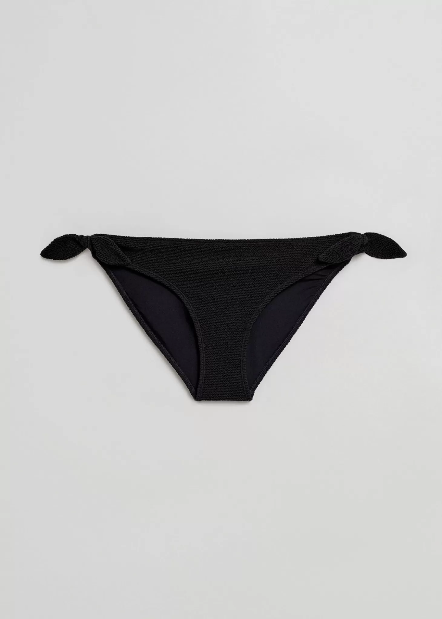 Shop & Other Stories Crepe Knot Tie Bikinitrusser Sort