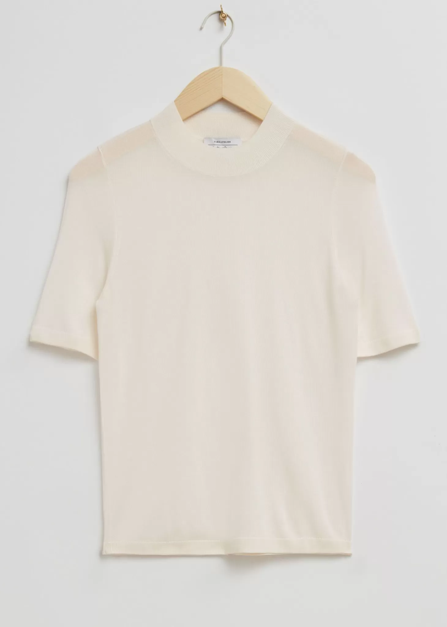 Sale & Other Stories Delikat Strik T-Shirt Lys Beige