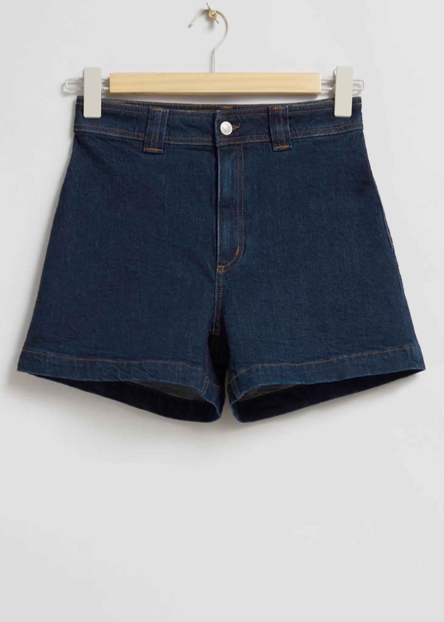 Hot & Other Stories Denimshorts Med Hoj Talje Indigo