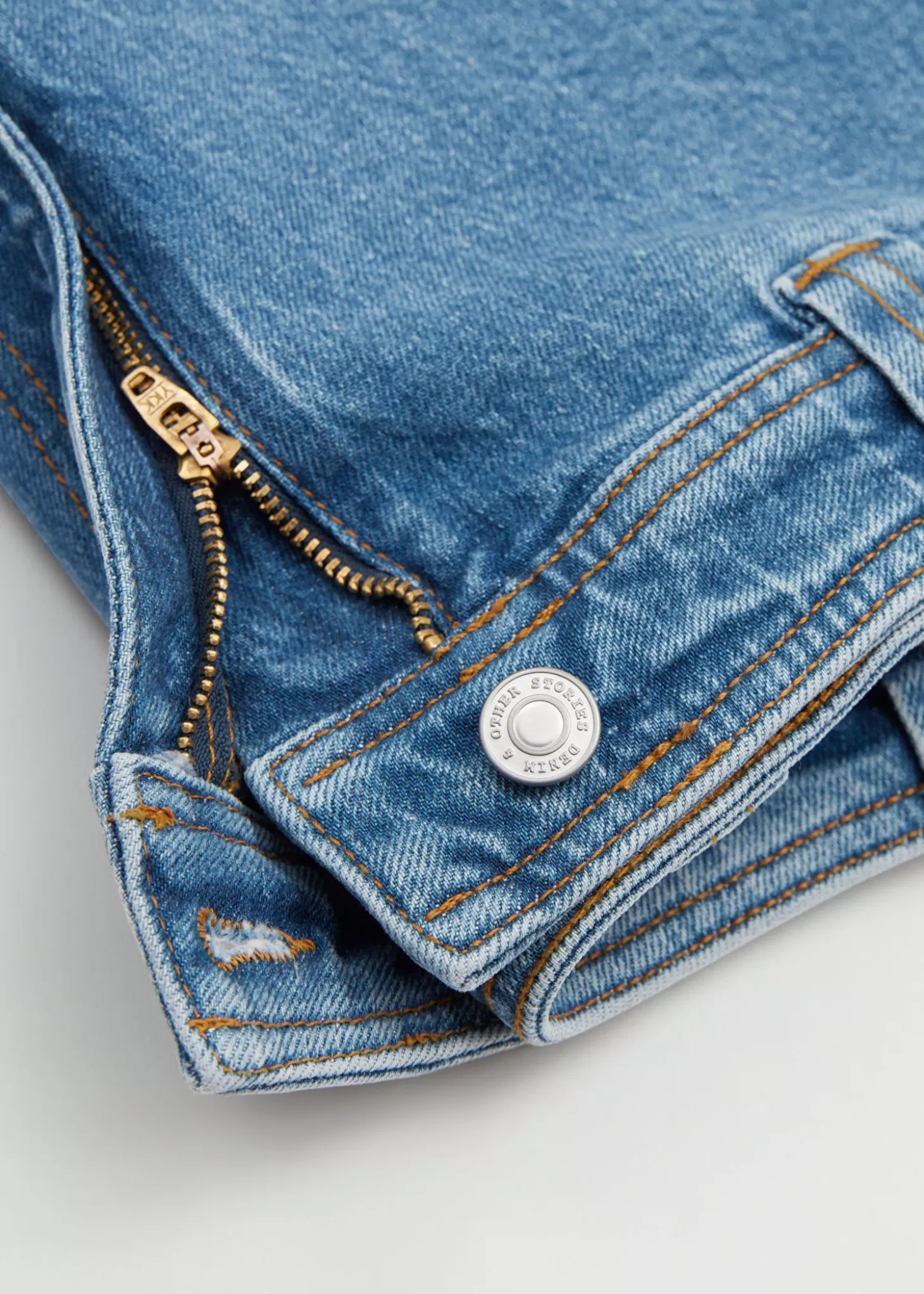 Sale & Other Stories Denimshorts Med Hoj Talje Lysebla