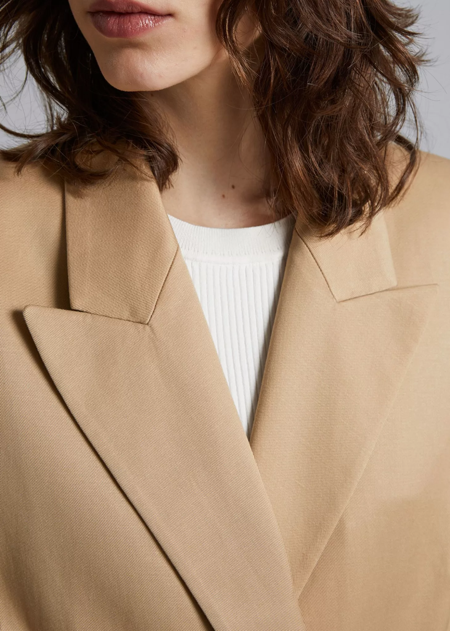 New & Other Stories Dobbeltradet Blazer Stovet Beige