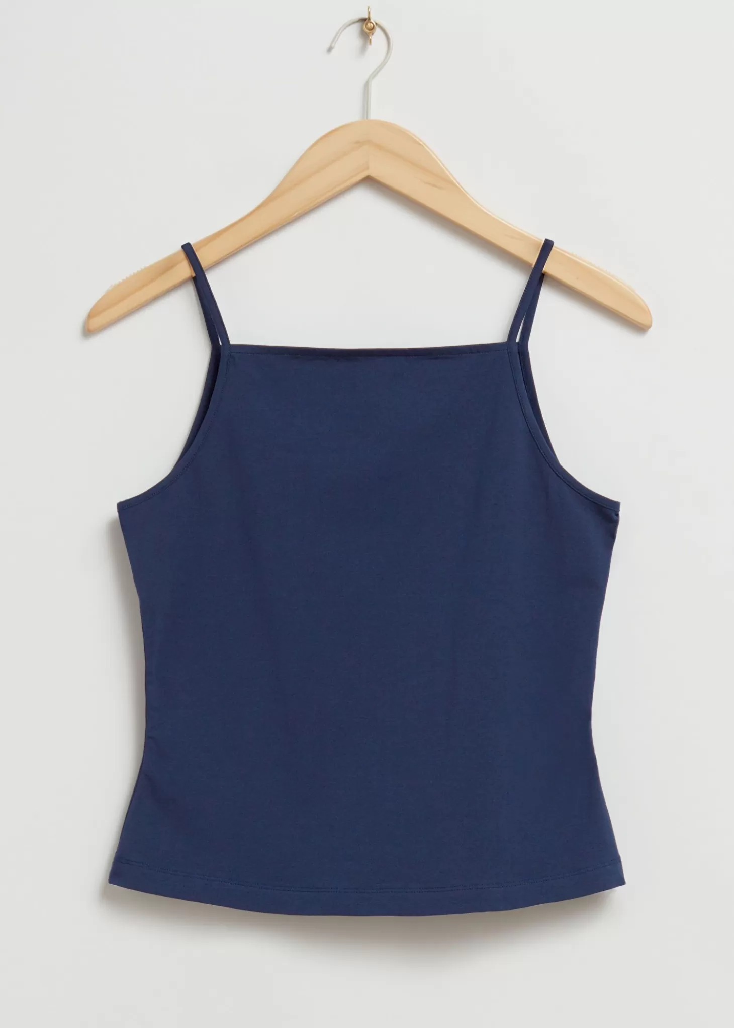 Clearance & Other Stories 90'Er Firkantet Hals Vest Top Morkebla