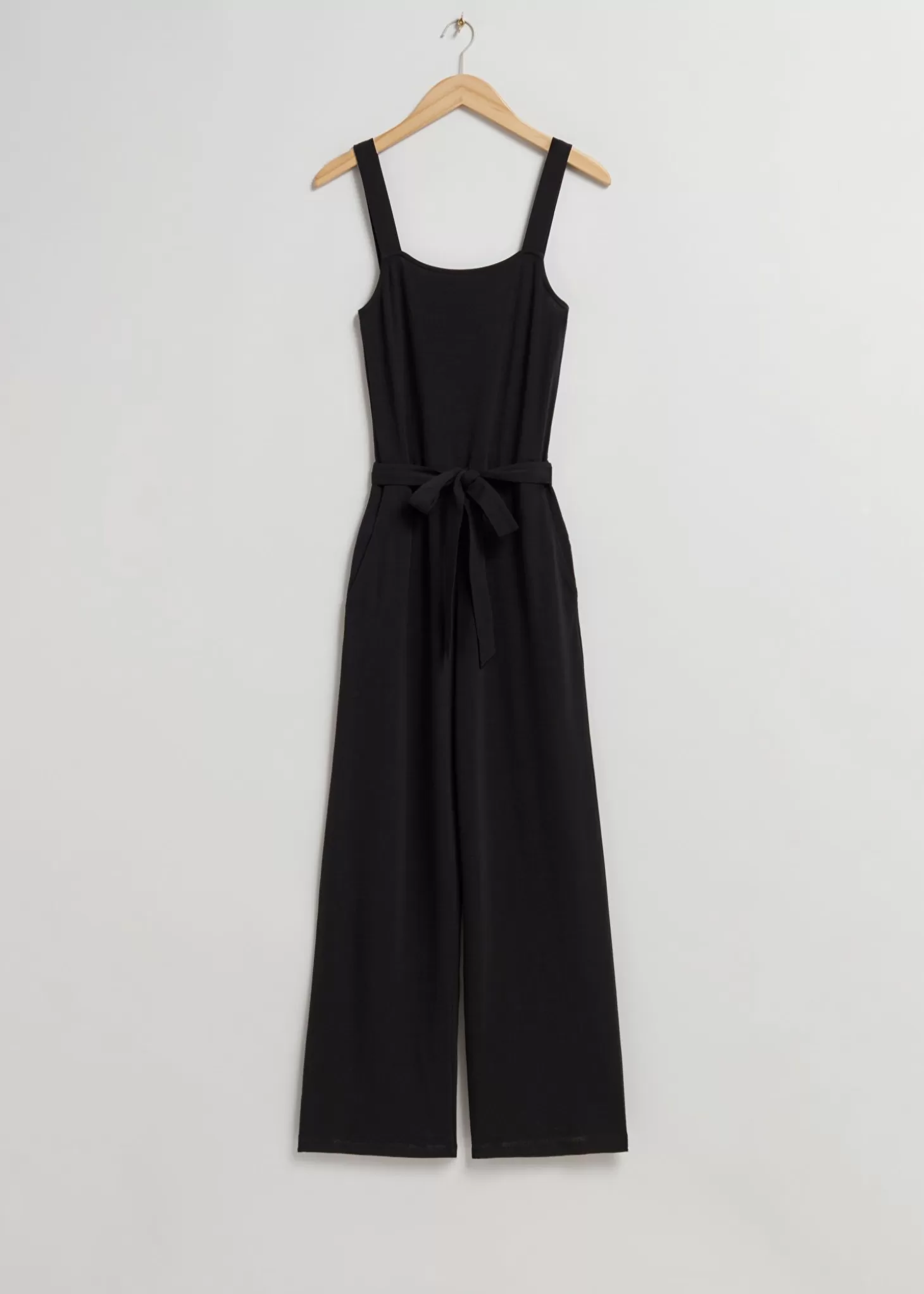 Hot & Other Stories Jumpsuit Med Firkantet Hals Sort