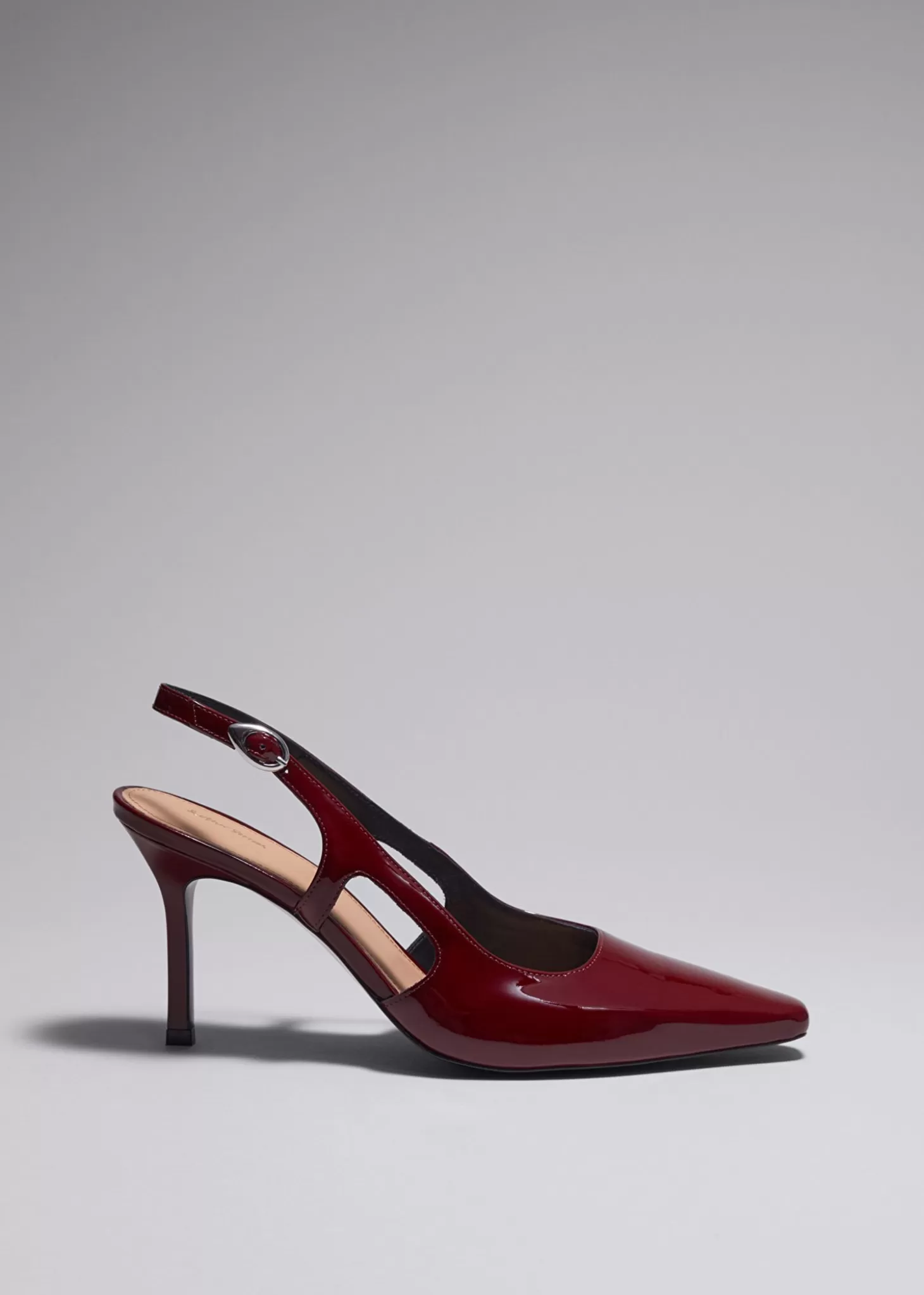 Best Sale & Other Stories Laeder Slingback Pumps Bourgogne