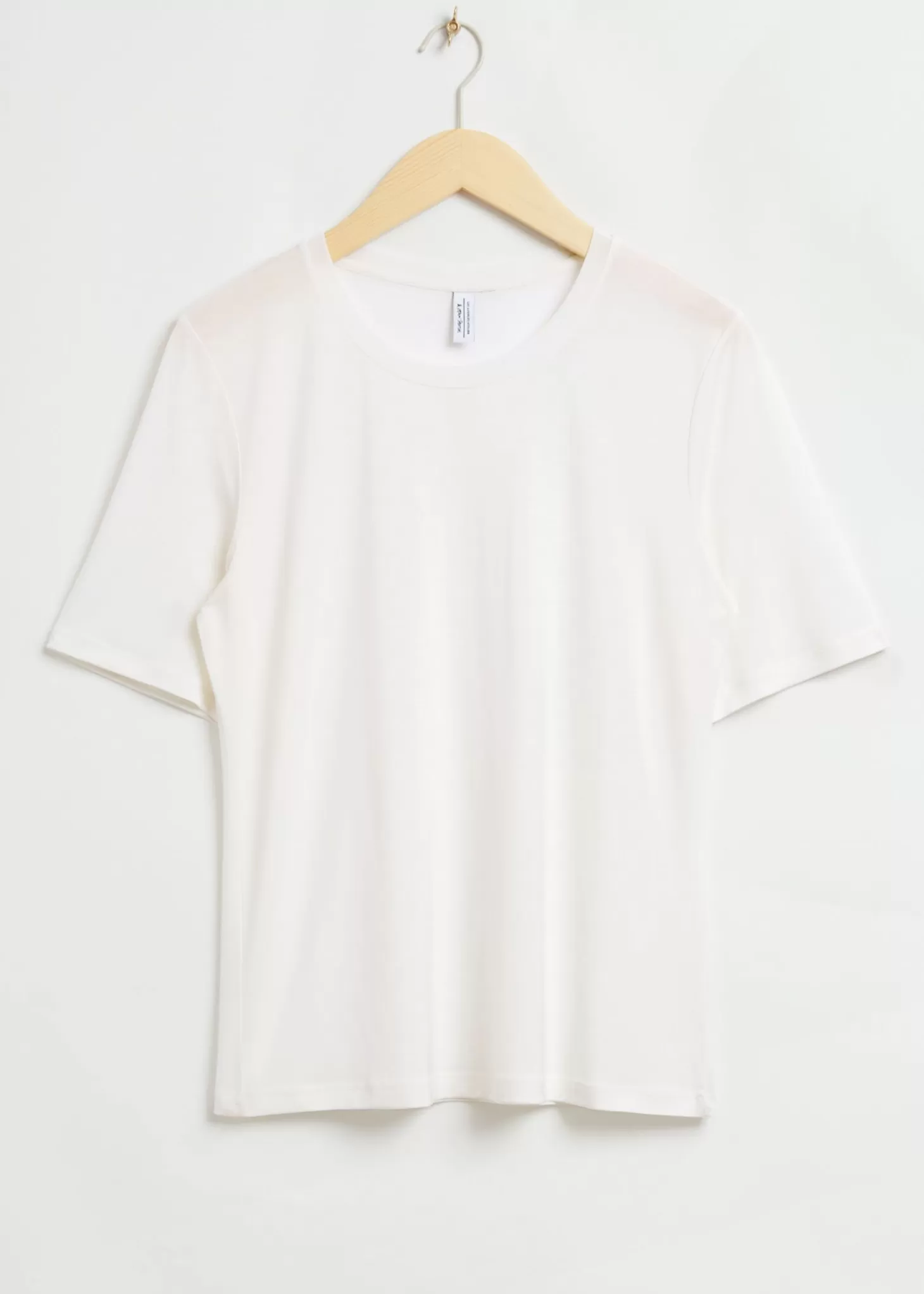 Online & Other Stories Loose-Fit T-Shirt Med Rund Hals Flode