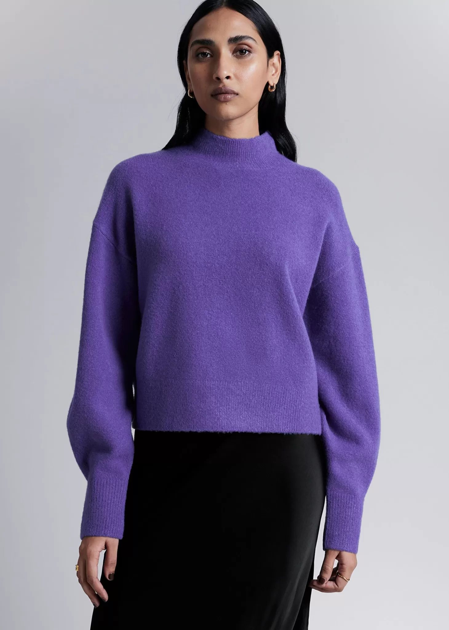 Flash Sale & Other Stories Mock-Neck Sweater Lilla