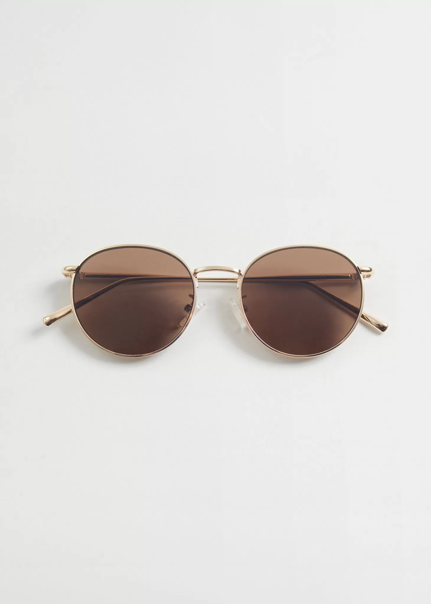 Cheap & Other Stories Oval Slim Frame Solbriller Guld