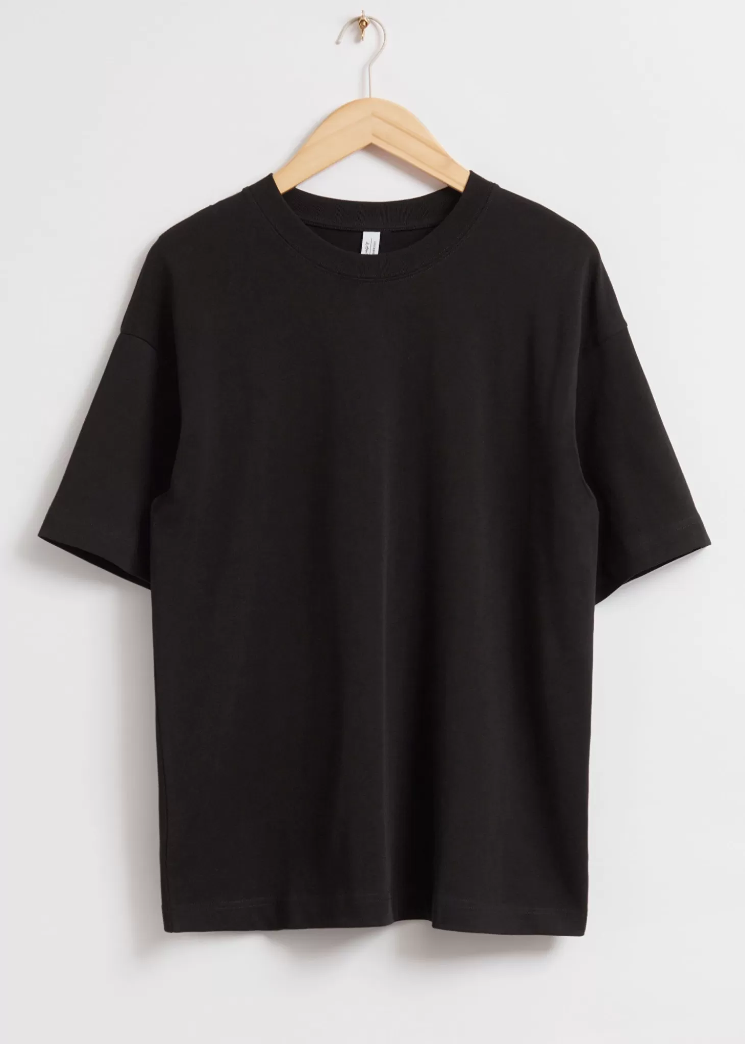 Flash Sale & Other Stories Oversized T-Shirt I Bomuldsjersey Sort