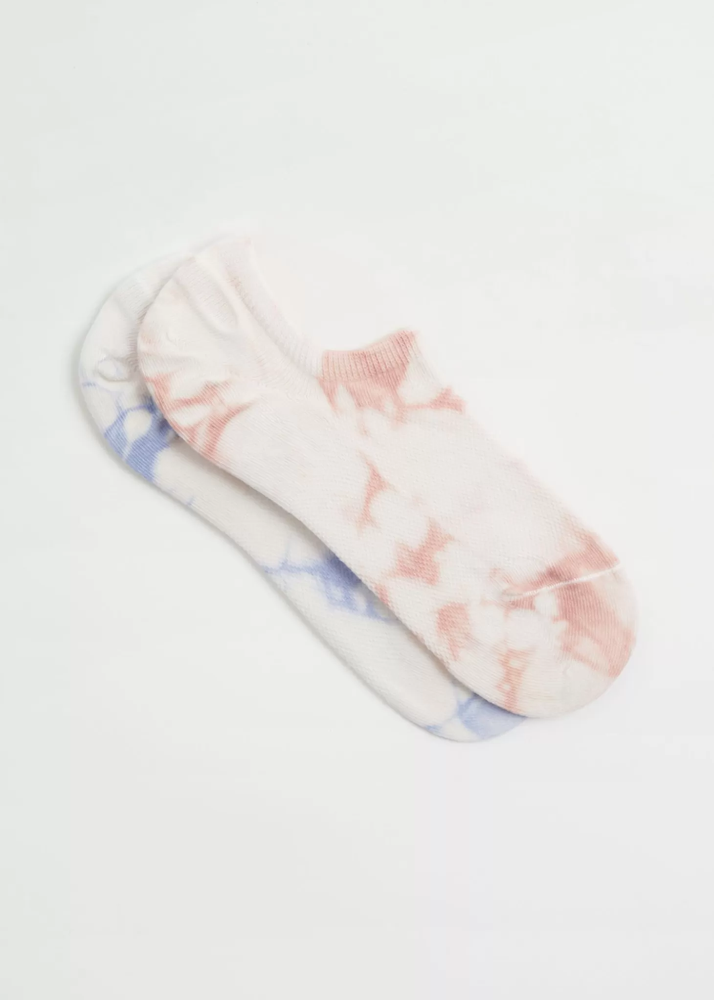 Fashion & Other Stories 2-Pack Tie-Dye Step Sokker Lysebla/Beige