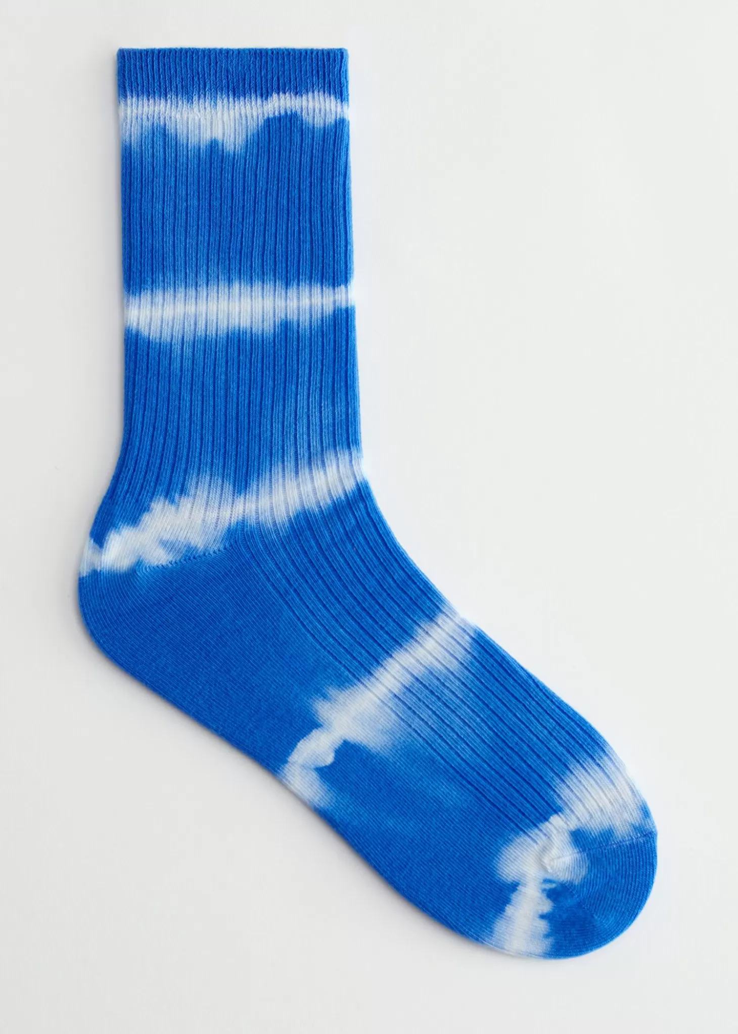 Discount & Other Stories Ribbede Tie-Dye Sokker Blue Tie-Dye