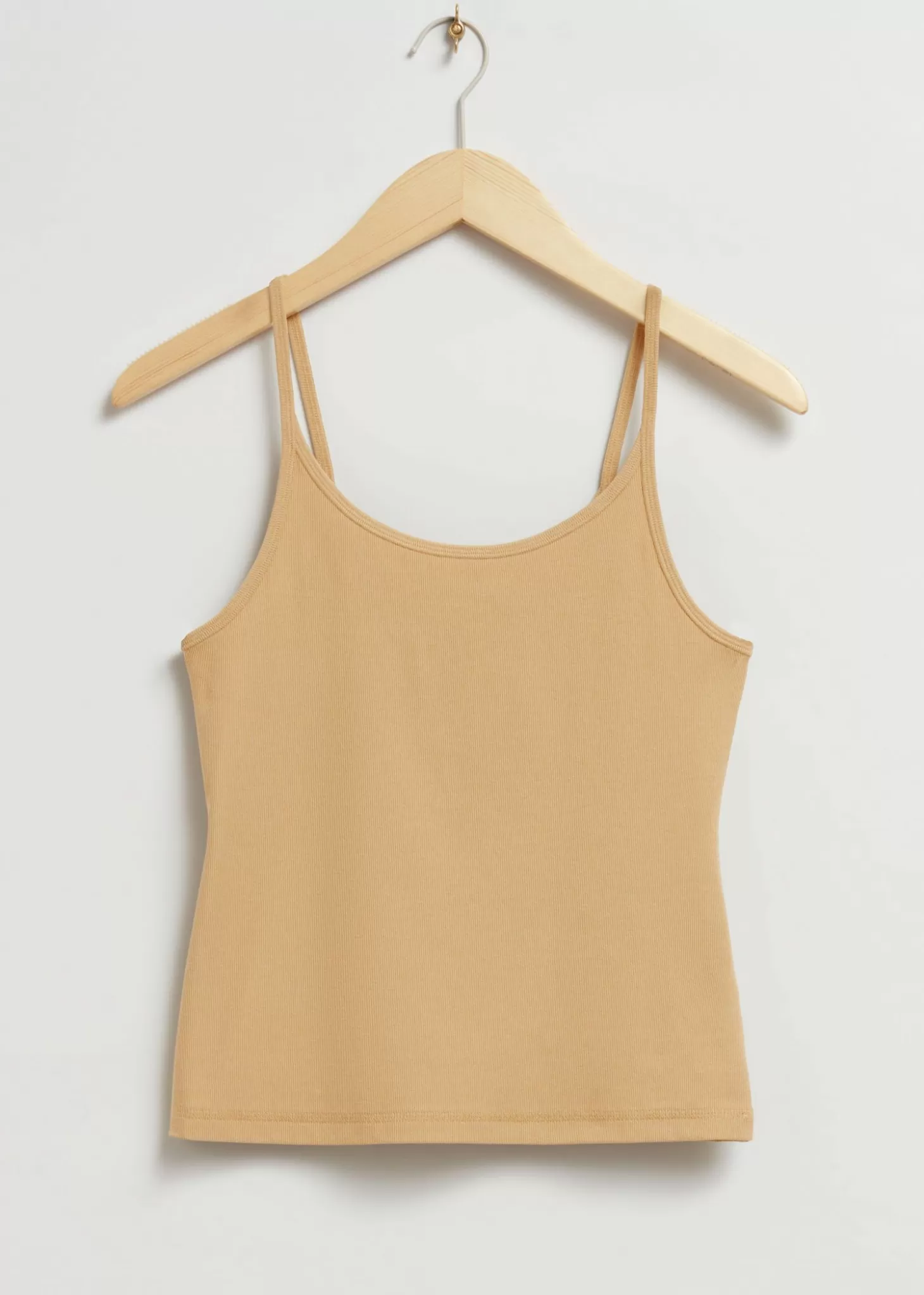 Shop & Other Stories Ribbet Vest Top Stovet Beige