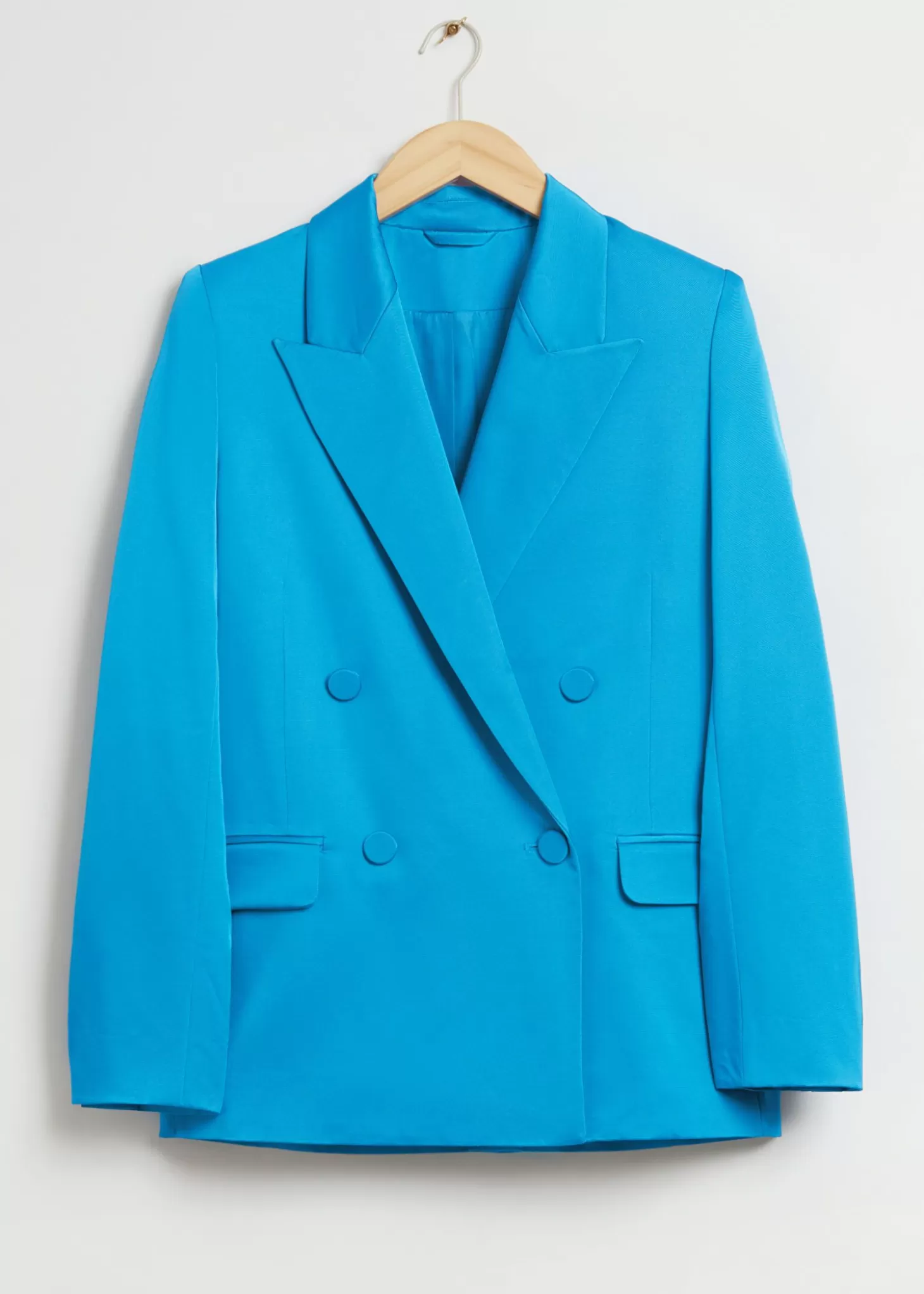 Cheap & Other Stories Skraeddersyet Dobbeltradet Blazer Lysebla