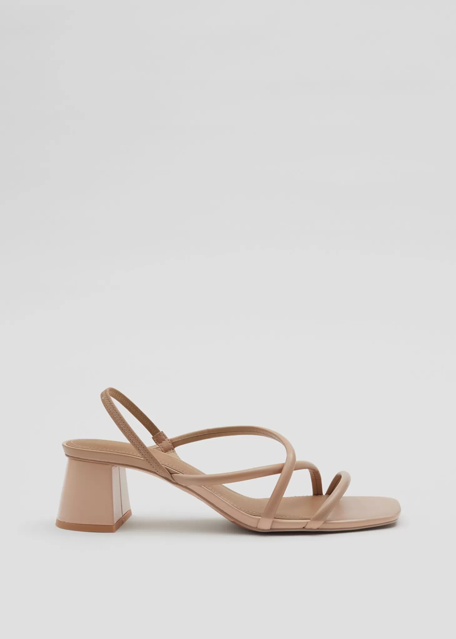 Best Sale & Other Stories Strappy Sandaler Med Blokhael Beige