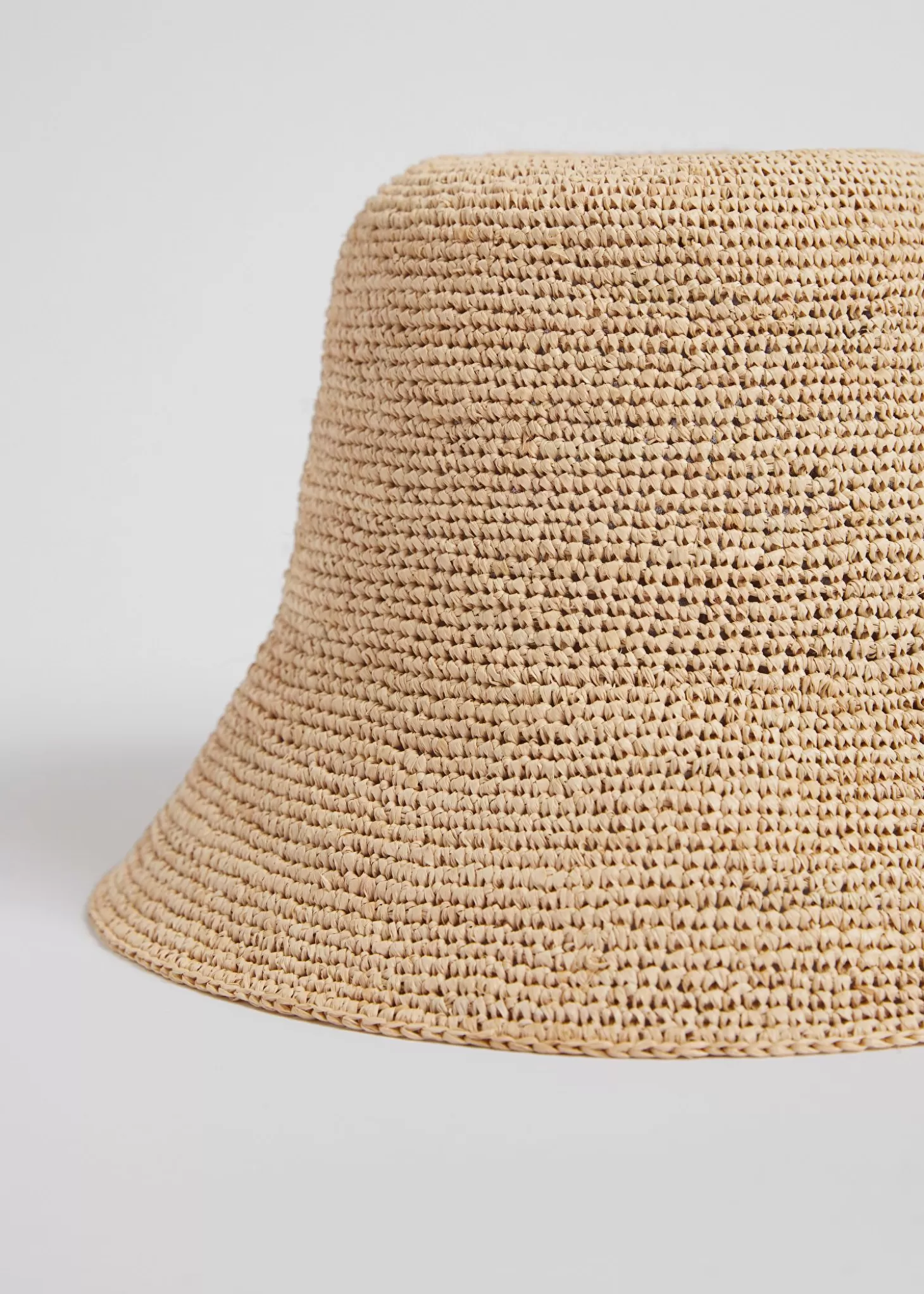 Shop & Other Stories Straw Bucket Hat Naturlig Halm