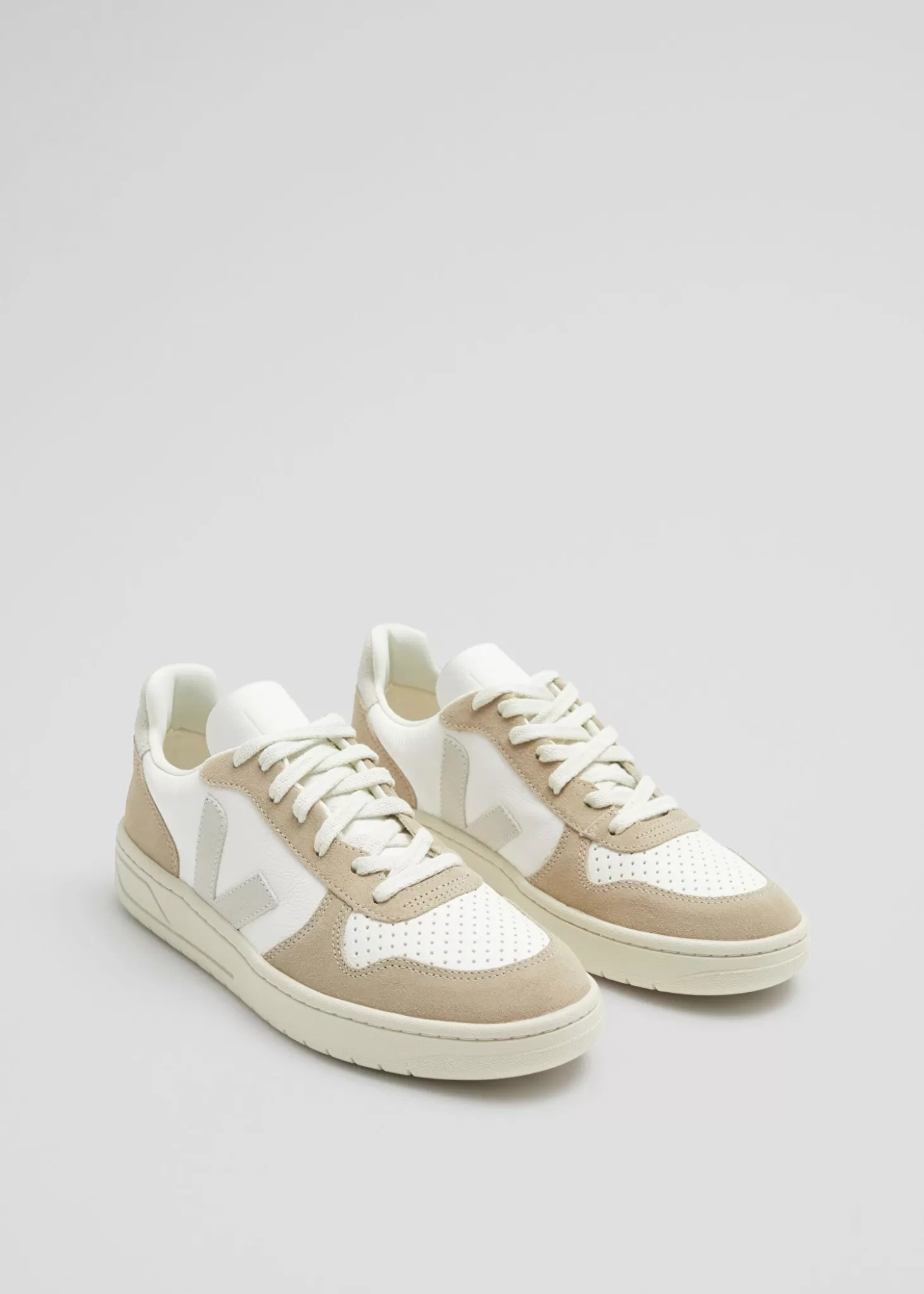 Store & Other Stories Veja V-10 Sneakers Beige/Hvid